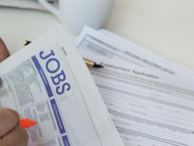 The unemployment rate dropped to 4.4 percent in the three months ended March 31.