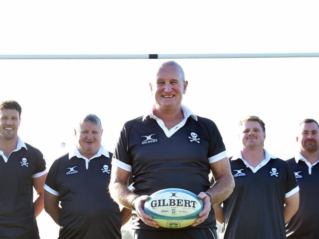 Pirates stalwarts (from left) Craig Dickson, Glenn Dickson, Brent Rodger, Ross Edwards, Jack...