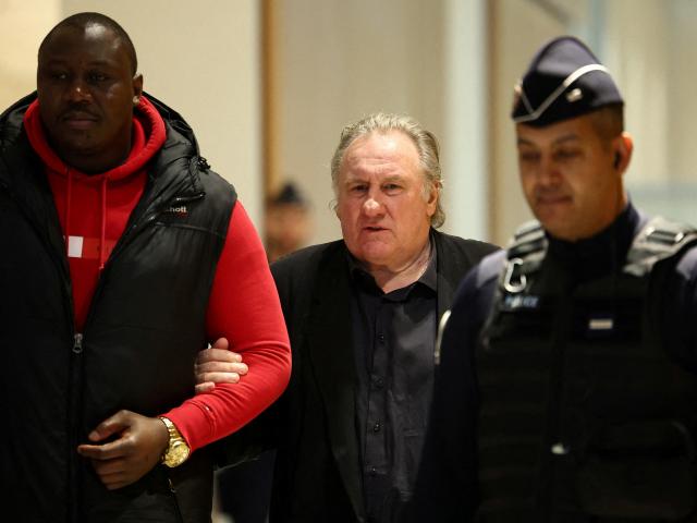 Gerard Depardieu arriving at court. Photo: Reuters 