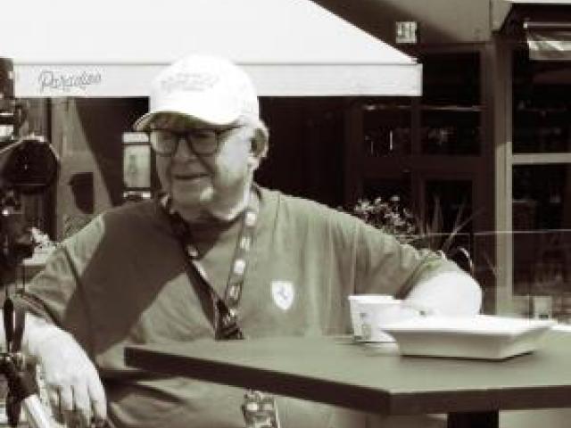 David Blake during filming at the Paradiso Restaurant, Hotel Barrière Le Majestic Cannes. Photo:...
