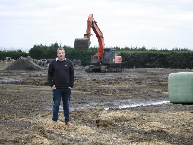 Andrew Quigley is devastated by the blaze. PHOTO: SUSAN SANDYS