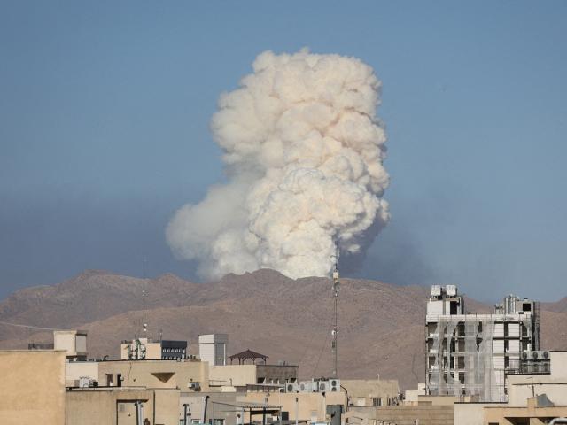 Smoke rises following an Israeli attack in Tehran, Iran, earlier this month. Photo: Majid...