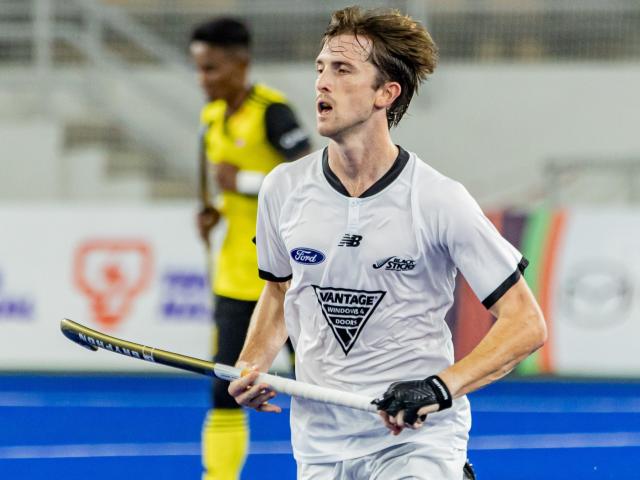 Finn Ward of the Black Sticks during their Nations Cup game against Malaysia in Kuala Lumpur....