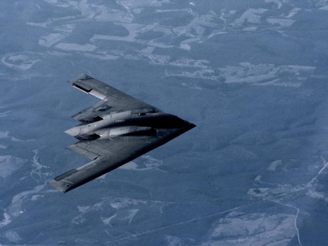 The United States is reportedly moving B-2 bombers to the Pacific island of&nbsp;Guam. File photo...