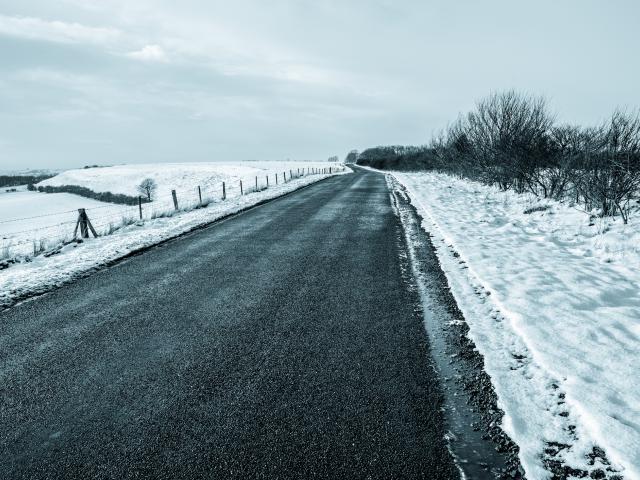 Icy road. PHOTO: GETTY IMAGES