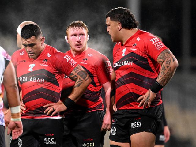 Crusaders front rowers Codie Taylor, Fletcher Newell and Tamaiti Williams. Photo: Getty Images