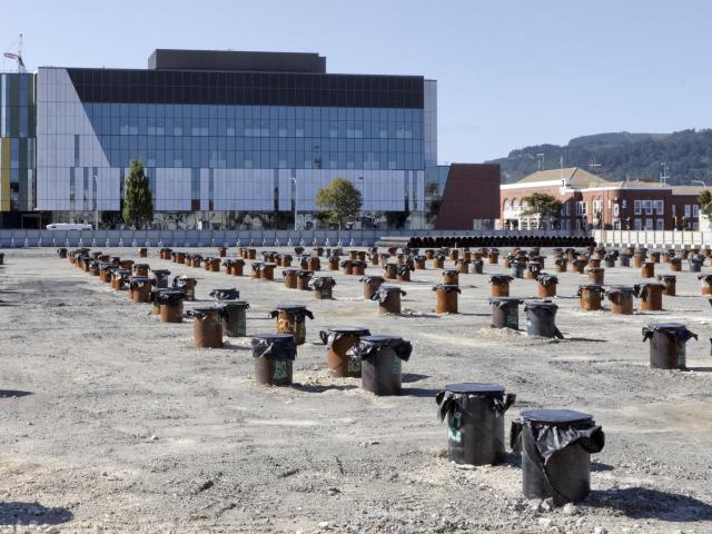 Still waiting for work to begin on the Dunedin Hospital inpatient site. The outpatient building...