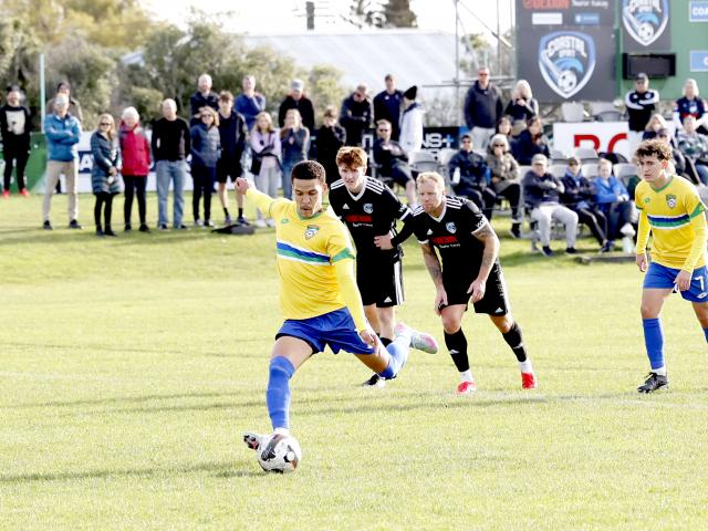 Lyle Matthysen celebrated his 250th appearance for Cashmere Technical with four goals in their 4...