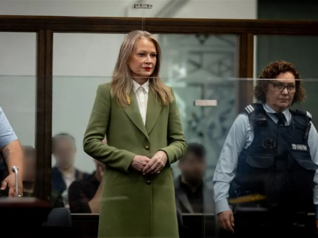 Julia DeLuney at Wellington High Court. Photo: RNZ