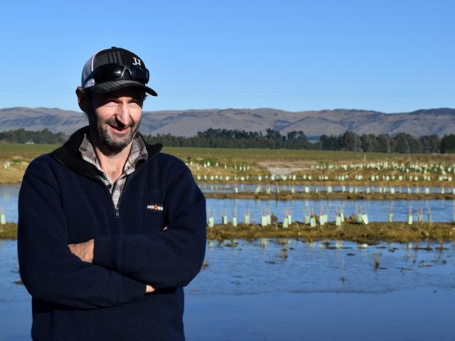 Balfour Catchment Group member Craig Collins on his arable farm Mains. PHOTOS: SHAWN MCAVINUE