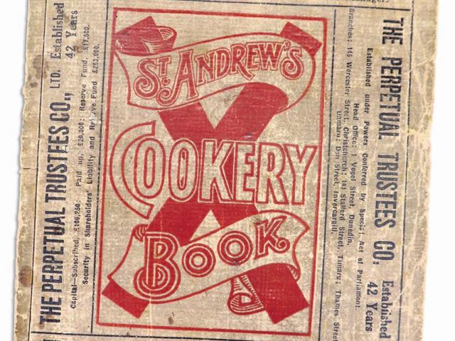 Above: St Andrew’s Church, postcard by Muir and Moodie. Top: St Andrew’s Cookery Book, 12th...