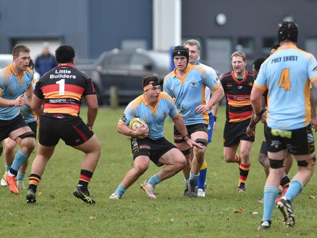University dispatched Zingari-Richmond 71-14 at Logan Park today. Photo: Gregor Richardson