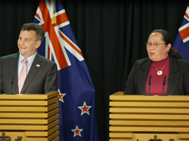 David Seymour and  Nicole McKee. Image: RNZ 