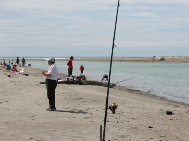 Kairaki Beach in 2022. Photo: RNZ / Cosmo Kentish-Barnes
