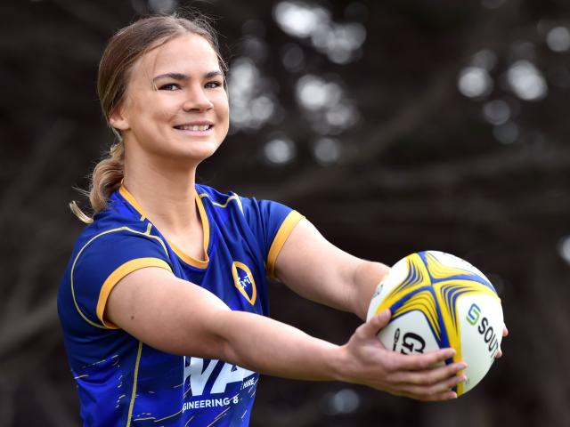 Otago Spirit fullback Olivia Fowler is utilising her touch tool kit on the rugby field. PHOTO:...