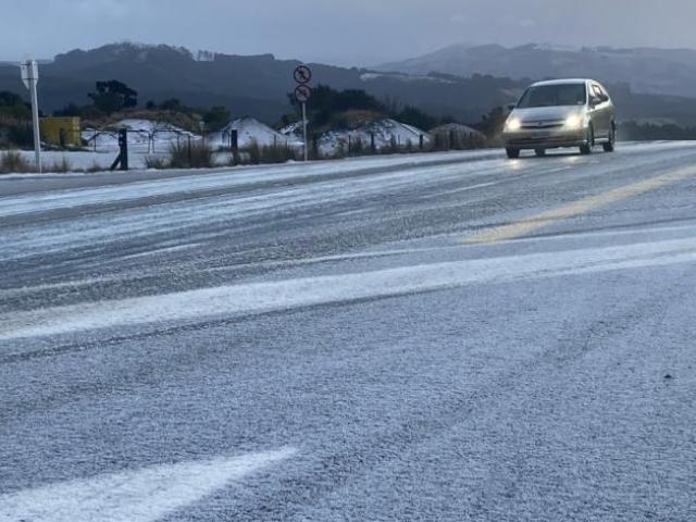 The accident occurred in icy conditions on Dunedin's Northern Motorway. File photo: Stephen Jaquiery