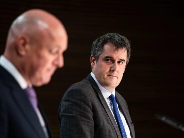 Chris Bishop (R) says Christopher Luxon (L) is doing a "wonderful job" as prime minister. Photo:...