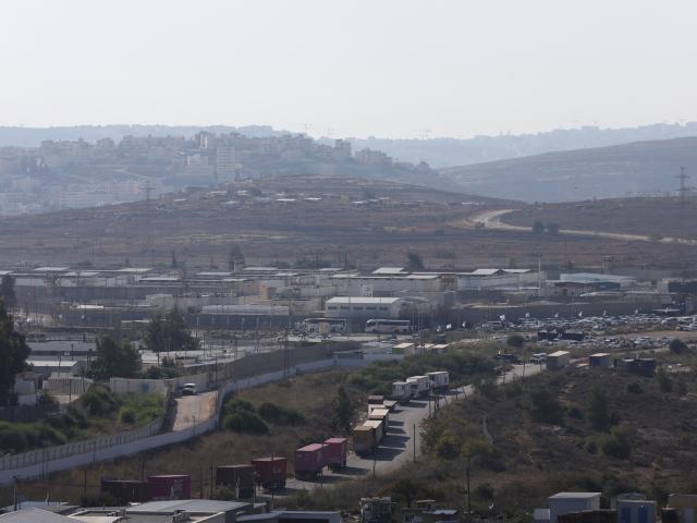 The sprawling Israeli military incarceration centre Ofer Prison in the Israeli occupied West Bank...