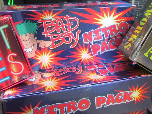 Boxes of fireworks on sale. PHOTO: ODT FILES 