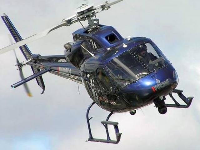 The police Eagle helicopter will be used in Canterbury for two months. Photo: NZ Police