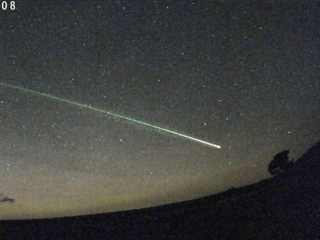 The sky over Middlemarch courtesy of a humble security camera. Image: Ian Griffin