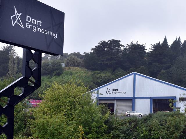 Dart Engineering’s sign in Kaikorai Valley Rd, Dunedin. PHOTO: PETER MCINTOSH