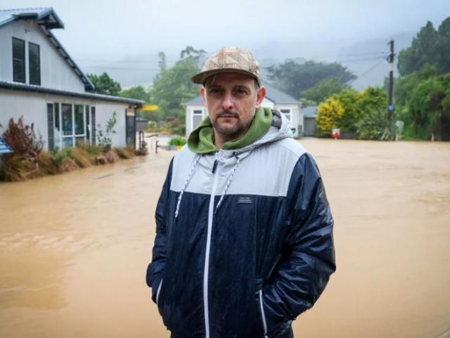 Little River Cafe and Store owner Cameron Gordon. Photo: RNZ/Nathan McKinnon
