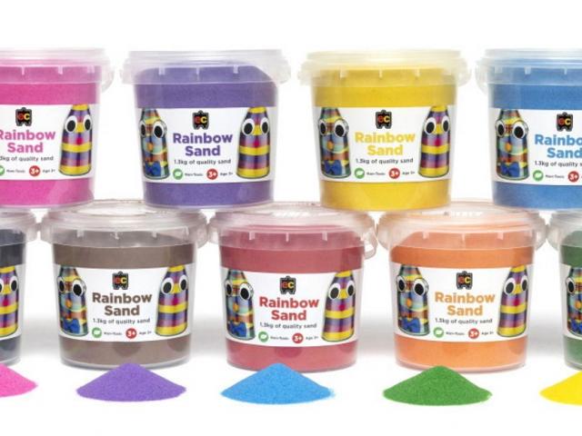 Recalled sand from Educational Colours. Photo: Worksafe New Zealand