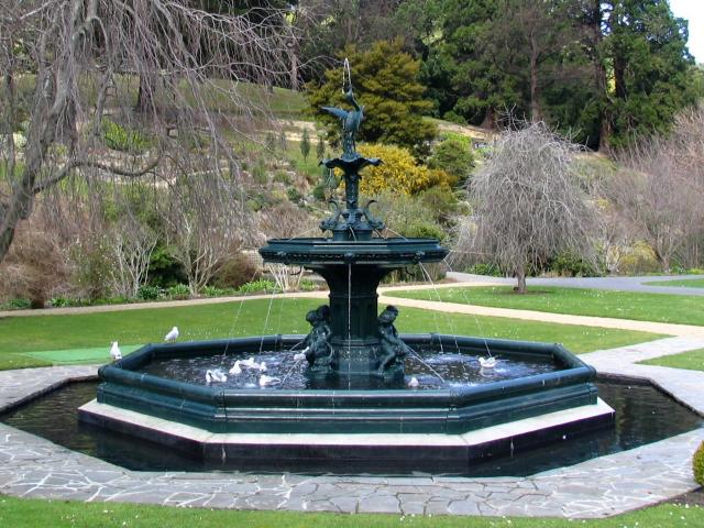 The Woolf Harris Fountain can be found  at the Dunedin Botanic Garden. PHOTO SUPPLIED 