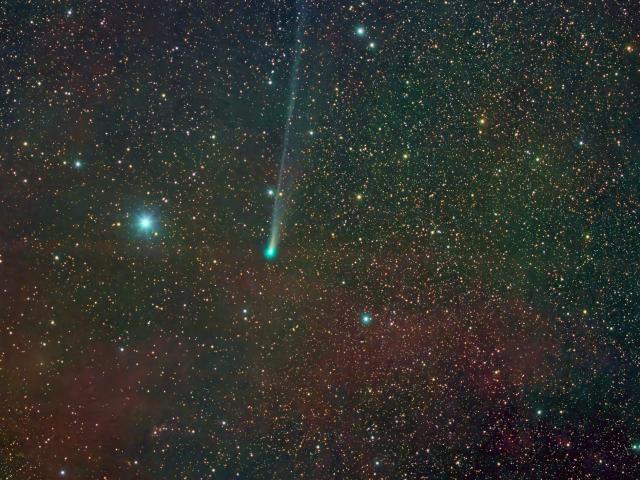 Comet captured by astrophotography from Middlemarch. PHOTO: IAN GRIFFIN