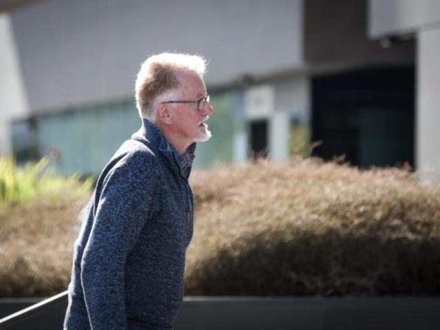 Former St Bede's College Friar Rowan Donoghue arrives at the Christchurch District Court for an...