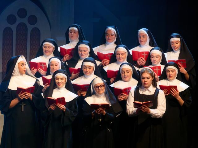 Musical Theatre Dunedin’s production of Sister Act features a full-voiced ensemble. PHOTO:...