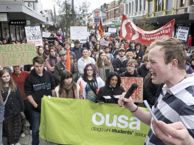 Liam Calder, a member of Southern Young Labour and co-lead co-ordinator of this morning’s student...