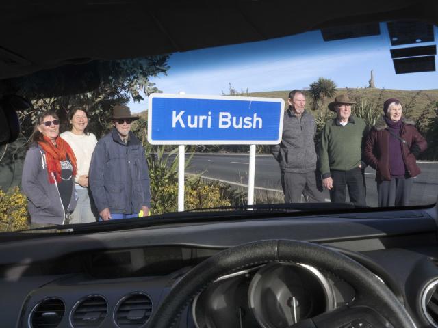 Kuri Bush residents (from left) Anette Seifert, Keryn Jenkins, Tony Reeder, David Fisher, John...