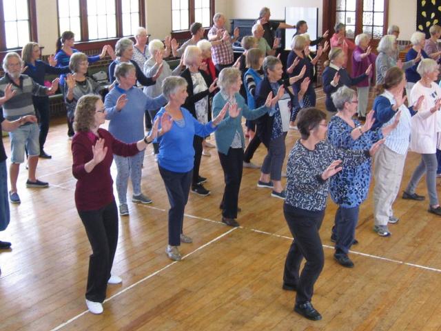 Prevention is key . . . Age Concern’s classes, such as tai chi, are designed to prevent falls....