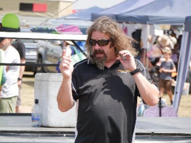 Performing...Magician Jonathan Usher conjures at last year's Brighton Gala Day. PHOTO: THE STAR...