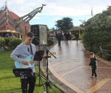 Musician Darcy Kerr (above) welcomed guests to Te Rau Aroha Marae in Bluff with a mix of local...