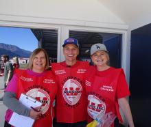 Kerrie Bailey, of Queenstown, Fred Percasky, of Arrowtown, and Lynn Manson, of Cromwell. PHOTOS:...