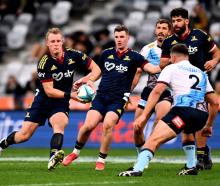 Sam Gilbert in action for the Highlanders against the Waratahs. Photo: Getty