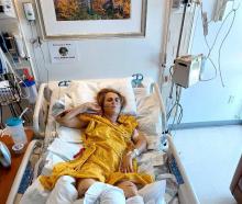 University of Otago marine ecology student Anna Parsons recovers in hospital after breaking...
