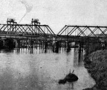 The new bridge over the Pomahaka River, Clutha County. Otago Witness, 1.11.1923