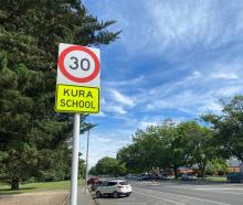 The 30kp/h school speed limits in Ashburton will be retained and supplementary signs with 'School...