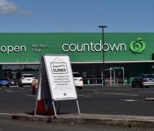 Countdown Dunedin South is closed until a rat issue within the store is resolved. PHOTO: GREGOR...