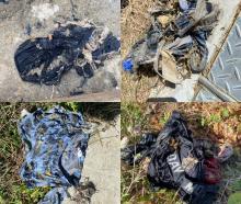 Some of the errant undies. Photo: Central Otago District Council
