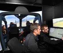 Otago Southland Rescue Helicopter Trust ACAT helicopter instructor Aaron Whitley (left) and...