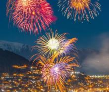 DFS has confirmed it’ll again back Queenstown’s winter fireworks display this July. PHOTO: ARCHIVE
