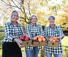 Roberts Family Orchard baristas and shop assistants Tracy Gill (left) and Virginia Pine (right)...