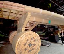 Some downtime saw the team build what they claim is the world's largest skateboard, which they...