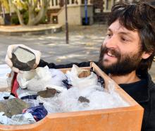 University of Otago geologist Dr Marshall Palmer has been inundated with rock samples from locals...