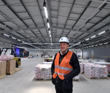 Otago Land Group Ltd director Martin Dippie stands on the retail floor of the soon-to-be...